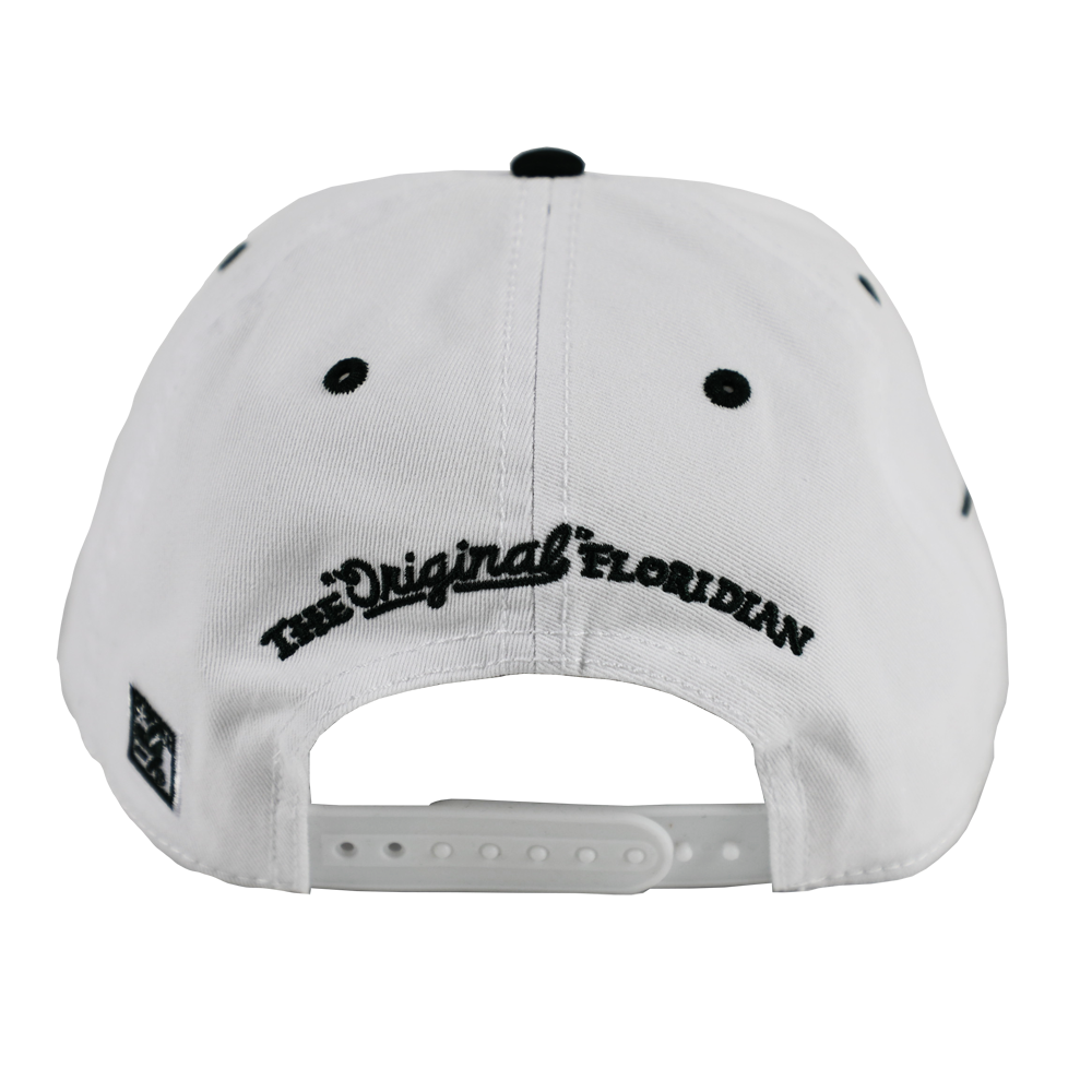 THE GAME FLA CRACKER HAT - WHITE/BLACK