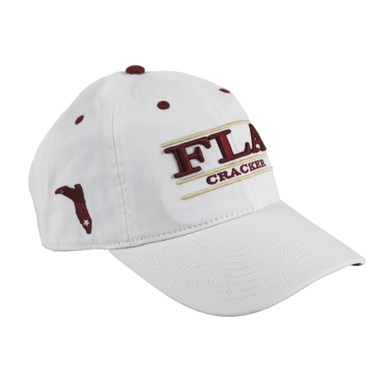 THE GAME FLA CRACKER HAT - WHITE/GARNET