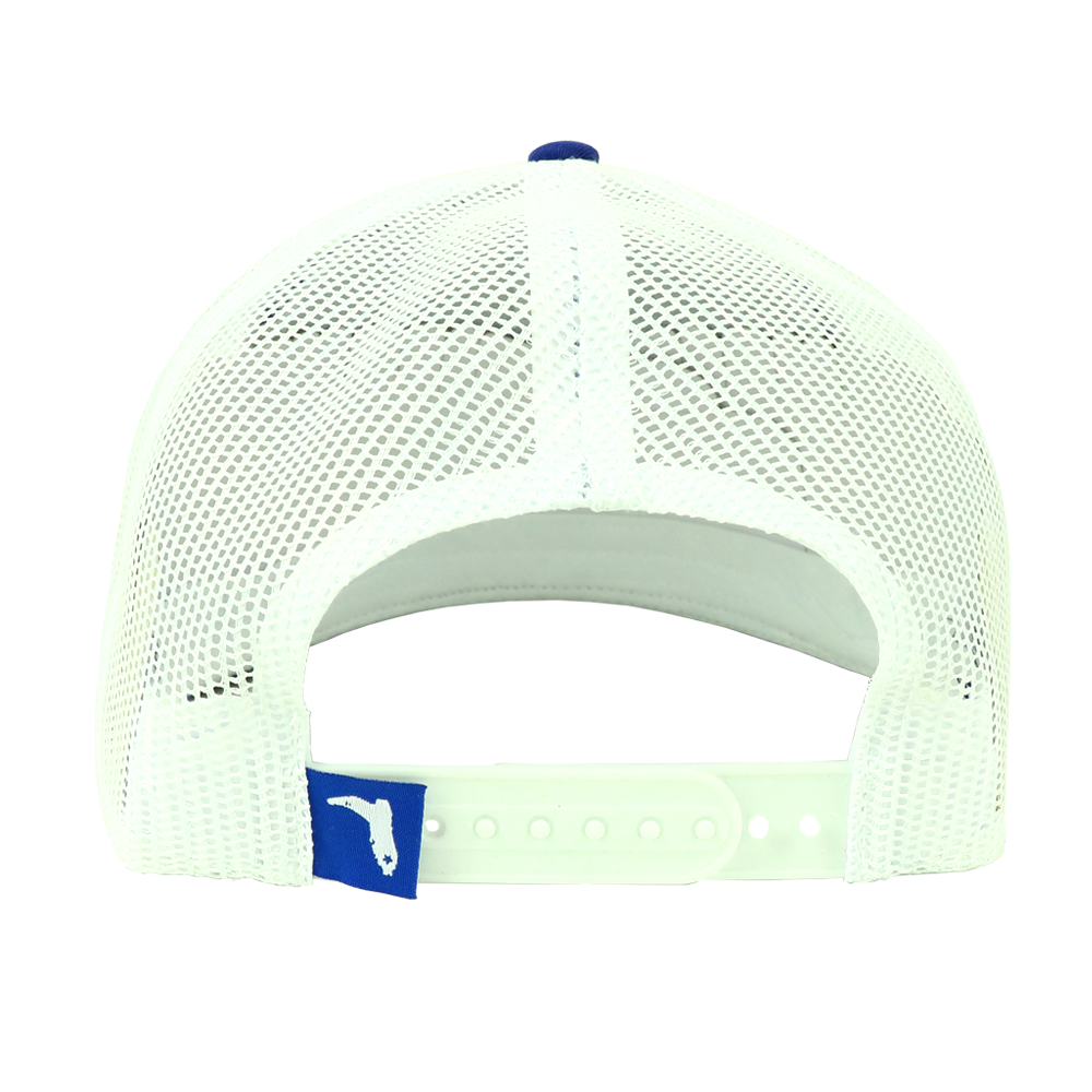 GTR BAIT HAT - ROYAL/WHITE