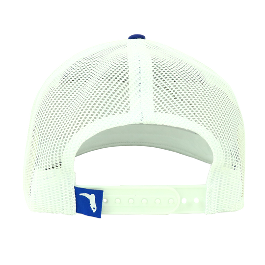 GTR BAIT HAT - ROYAL/WHITE