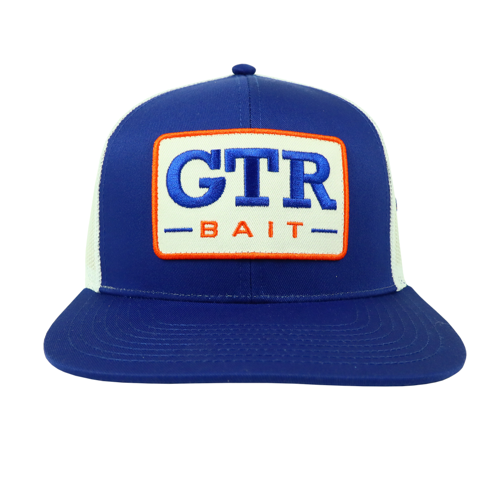 GTR BAIT HAT - ROYAL/WHITE