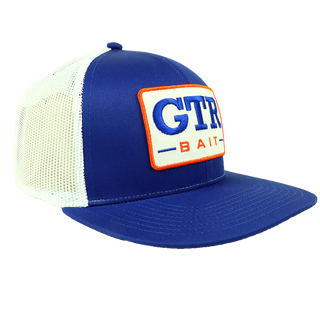 GTR BAIT HAT - ROYAL/WHITE