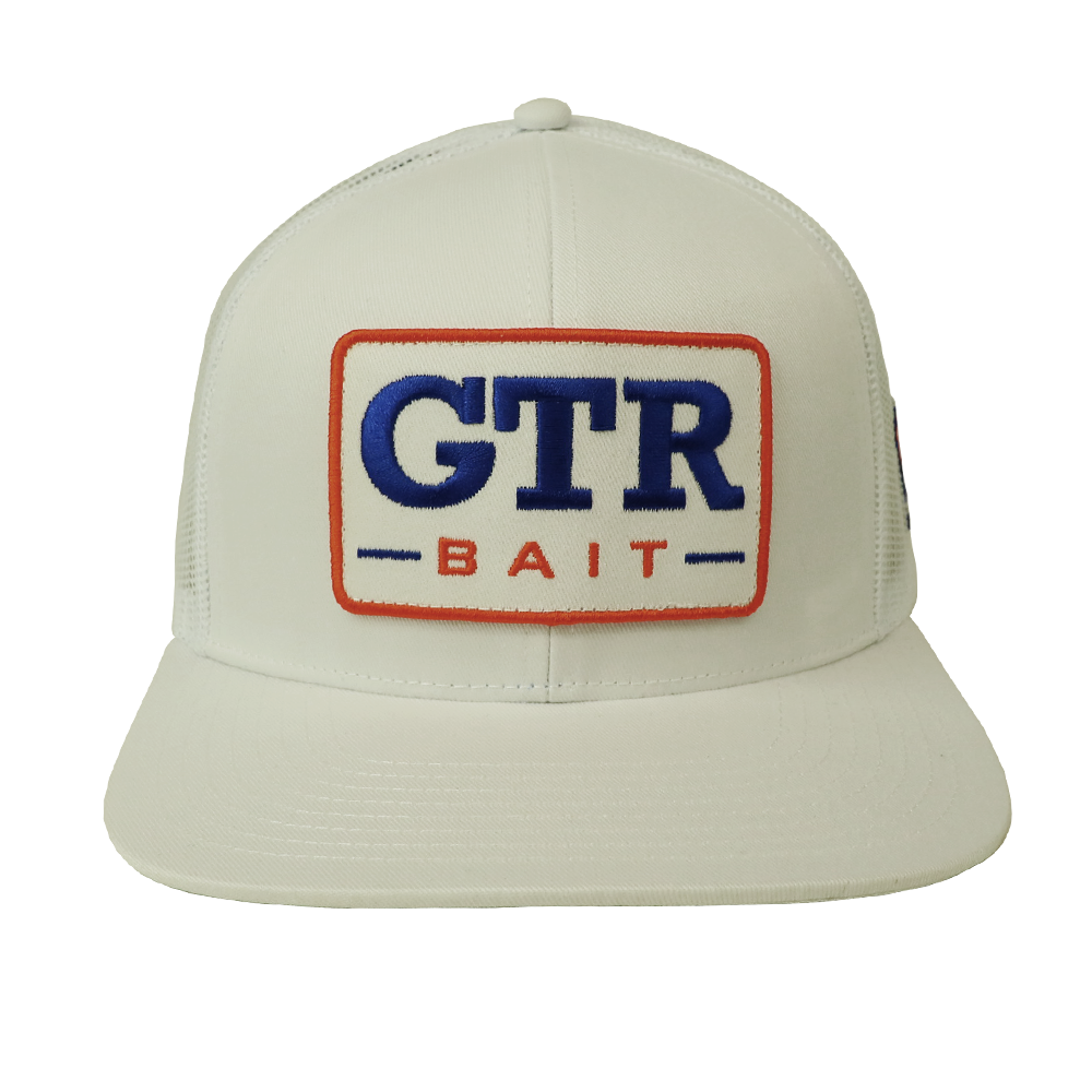 GTR BAIT HAT - WHITE/WHITE