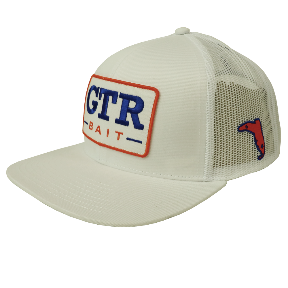 GTR BAIT HAT - WHITE/WHITE