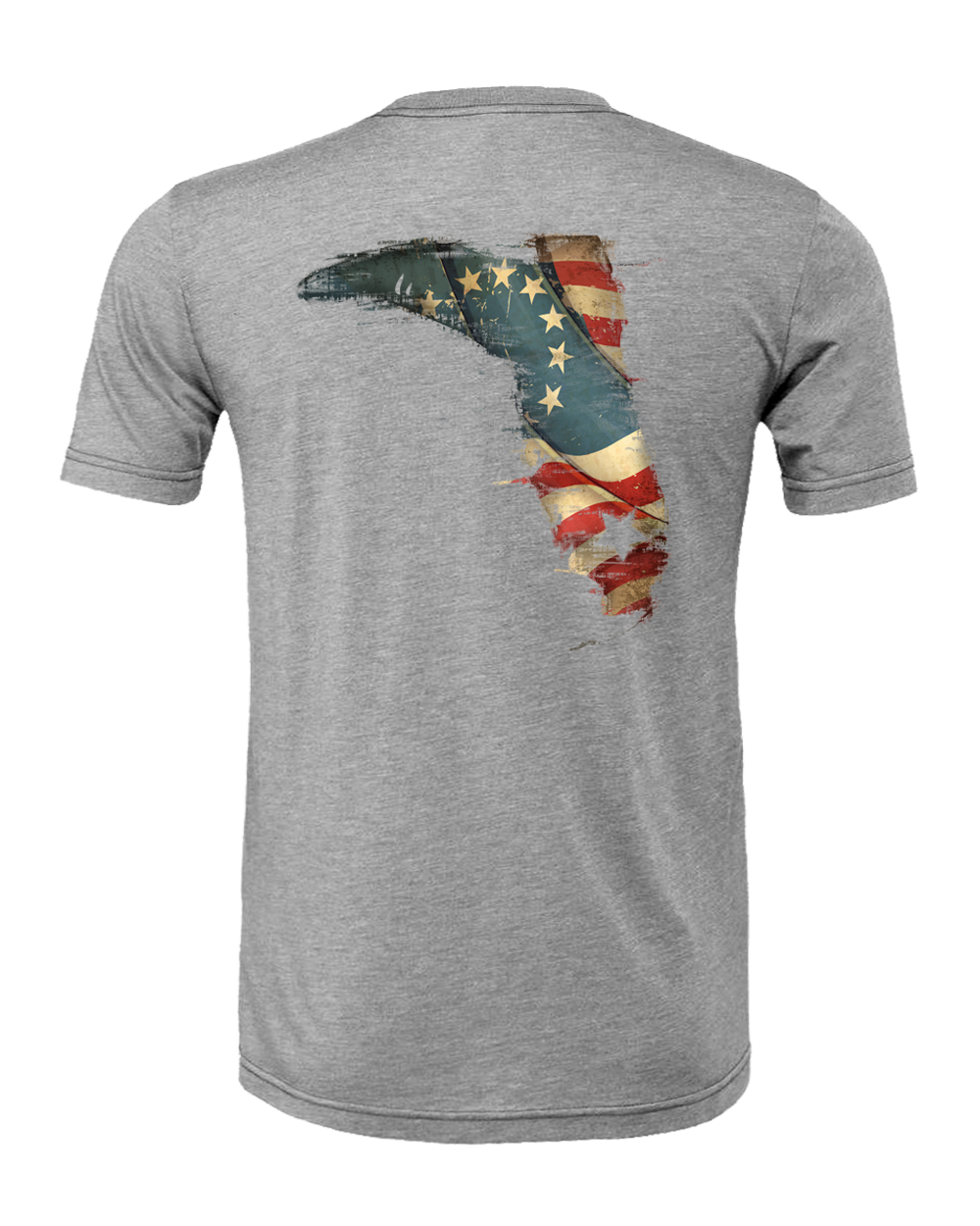 BETSY ROSS AMERICAN FLAG S/S - HEATHER GRAY