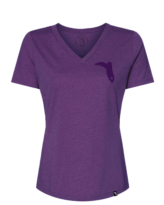TAILGATE COLLECTION HHS VNECK - PURPLE
