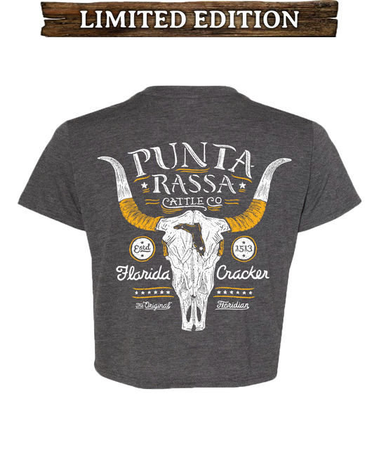 LIMITED PUNTA RASSA CROPTOP - DARK GREY