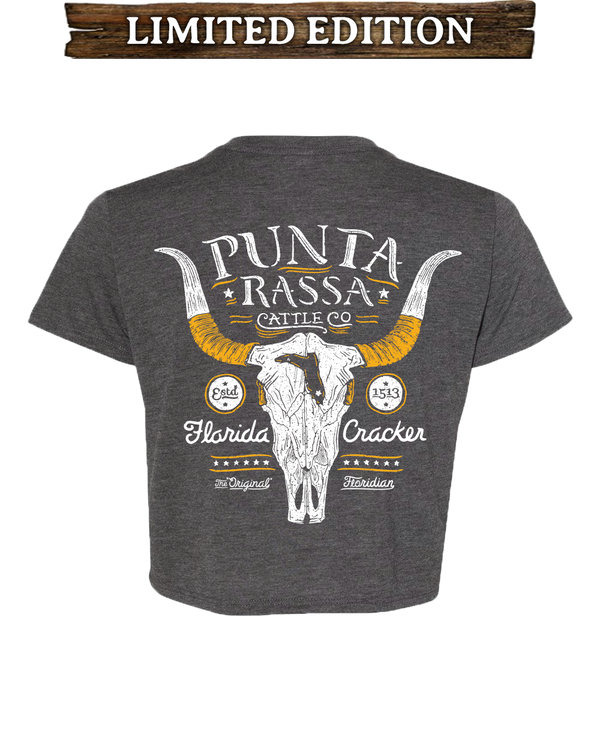 LIMITED PUNTA RASSA CROPTOP - DARK GREY