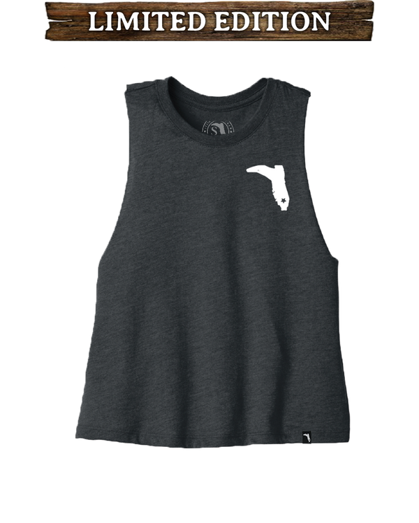 LIMITED BOOT CROPTOP - DARK GRAY