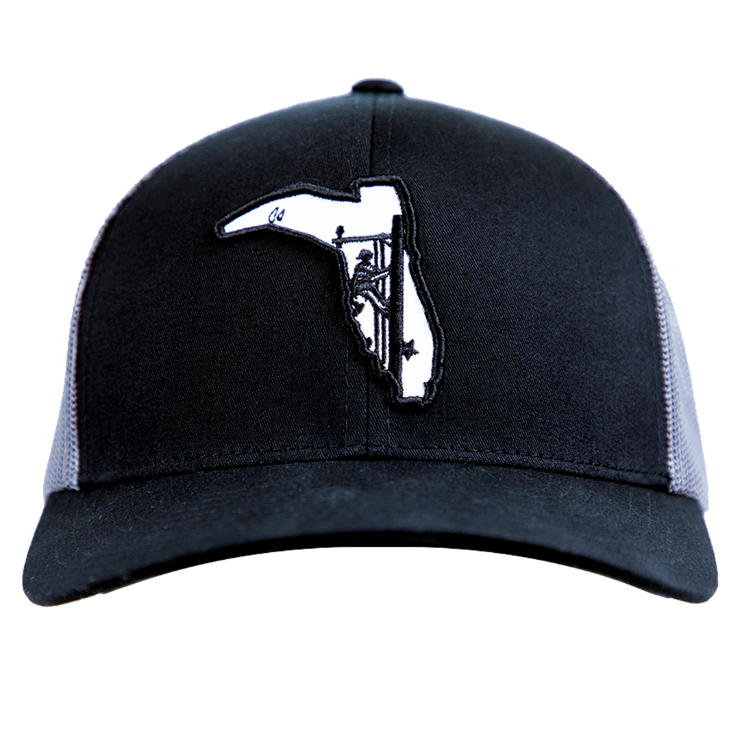 LINEMAN-BLACK /CHARCOAL TRUCKER HAT