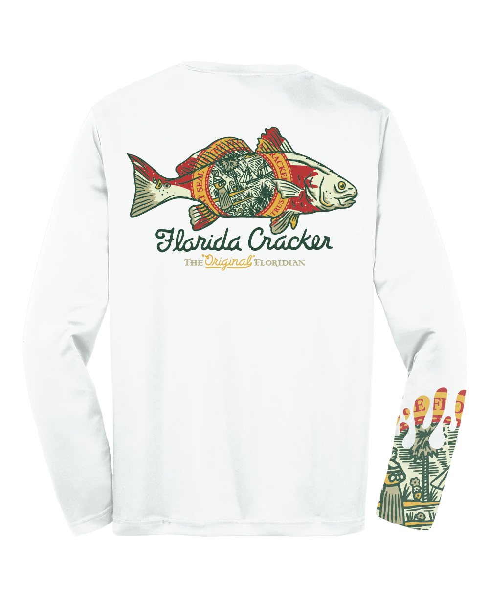 FISH COLLECTION REDFISH STATE MICRO - WHITE