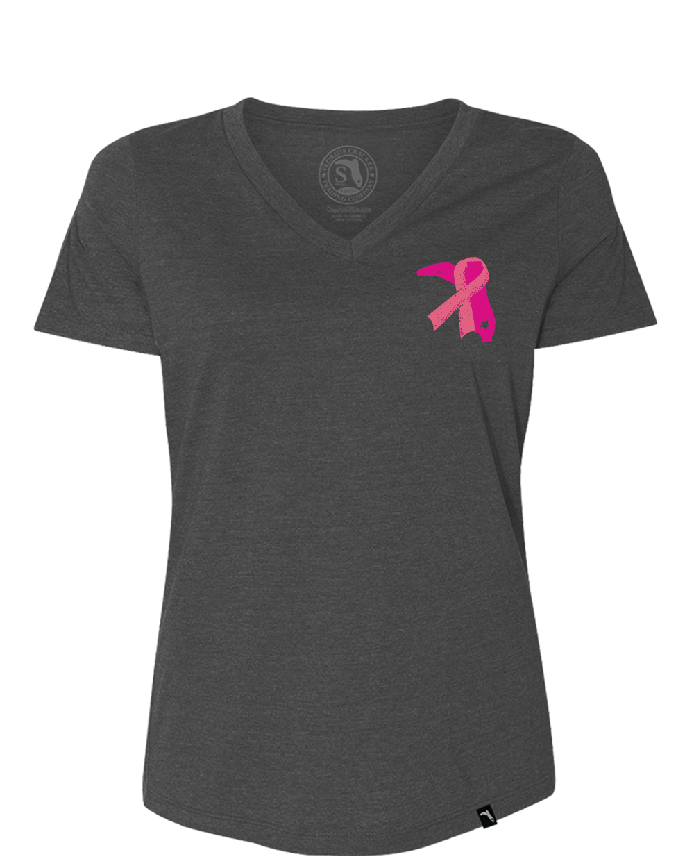 LIMITED BREAST CANCER S/S - DARK GREY