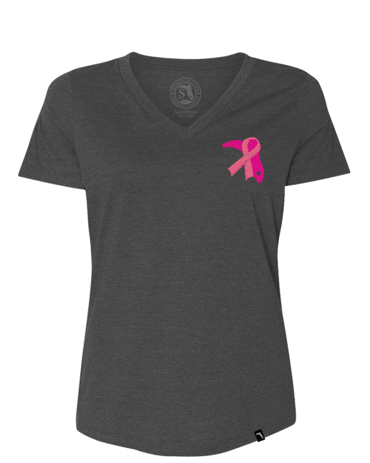 LIMITED BREAST CANCER S/S - DARK GREY