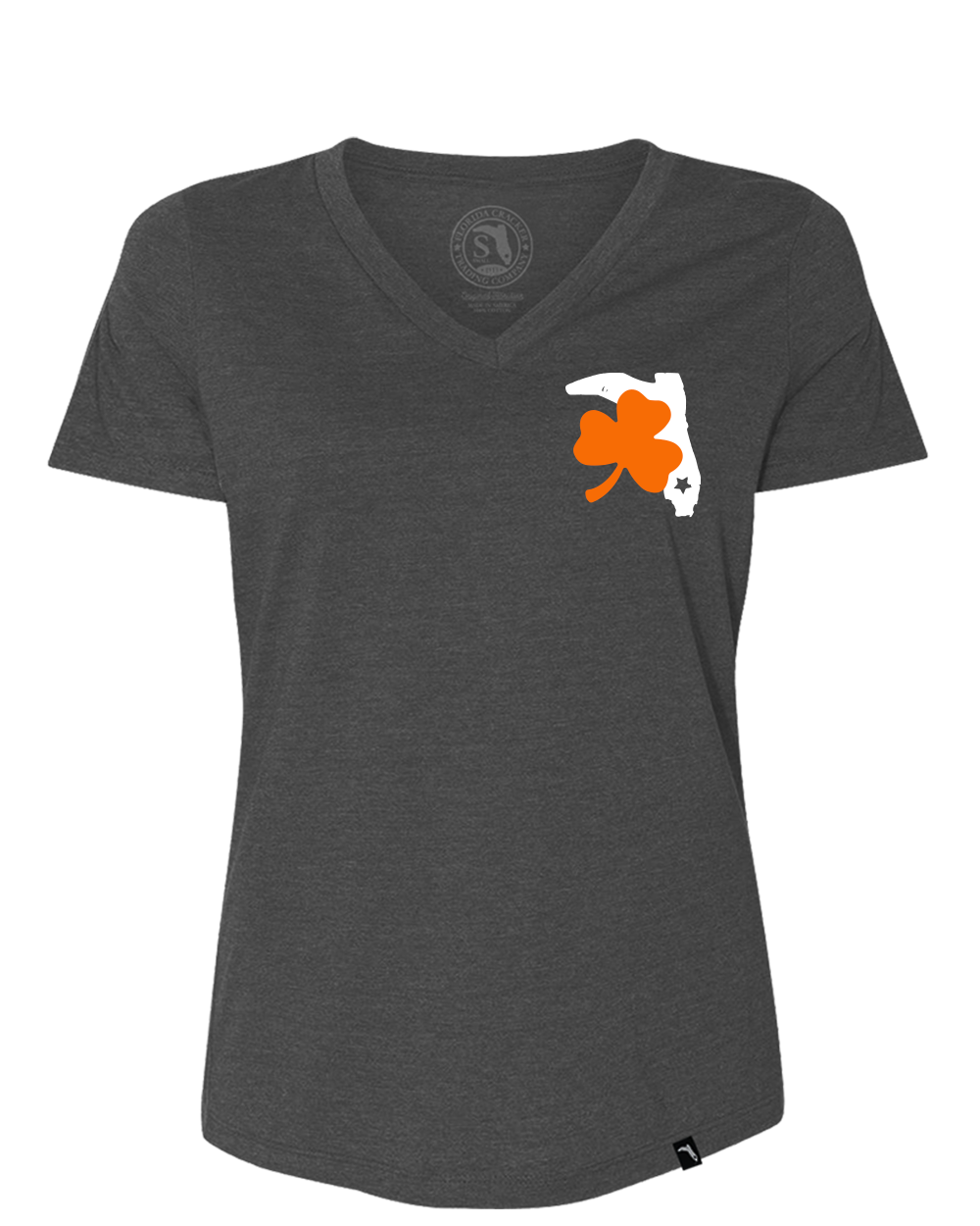 SHAMROCK'S V-NECK - DARK GREY