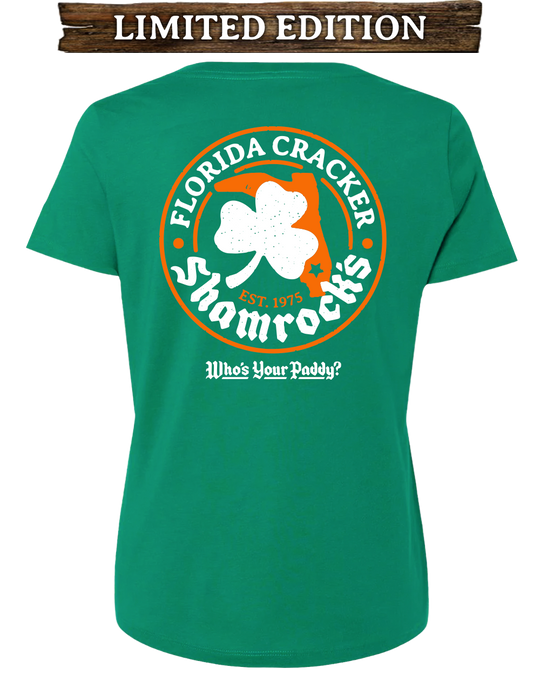 SHAMROCK'S V-NECK - KELLY