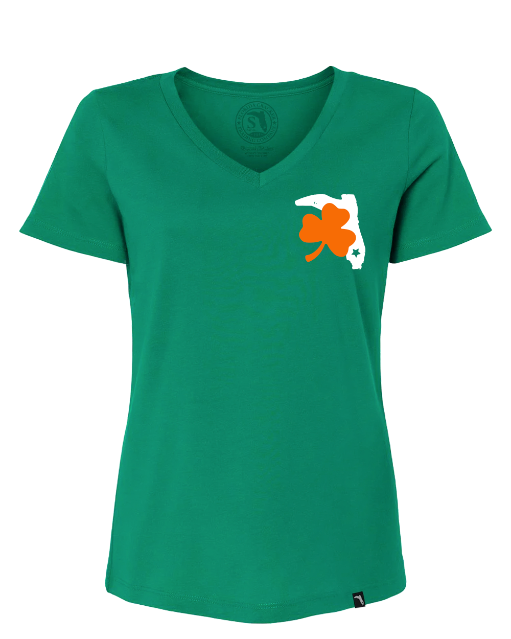 SHAMROCK'S V-NECK - KELLY