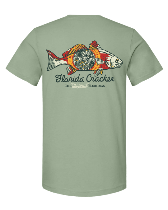 FISH COLLECTION STATE REDFISH - HEATHER SAGE