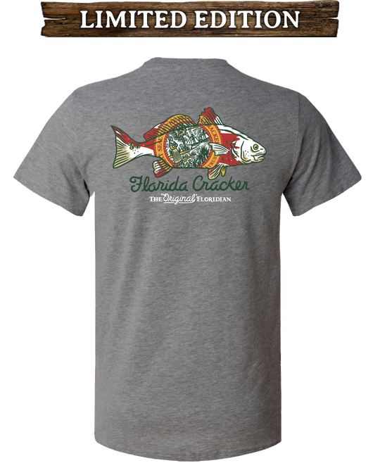 LIMITED STATE REDFISH S/S - DEEP HEATHER
