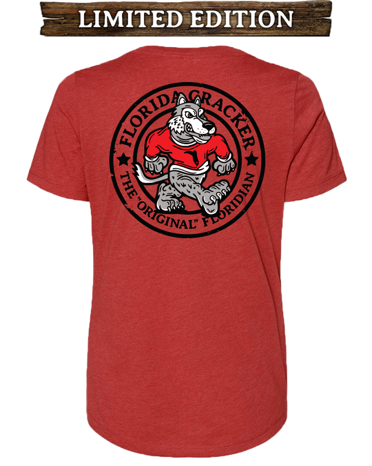 TAILGATE COLLECTION SUMTER VNECK - HEATHER RED