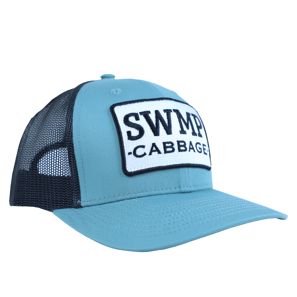 PATCH HAT - SWAMP CABBAGE - SMOKE BLUE/CHARCOAL
