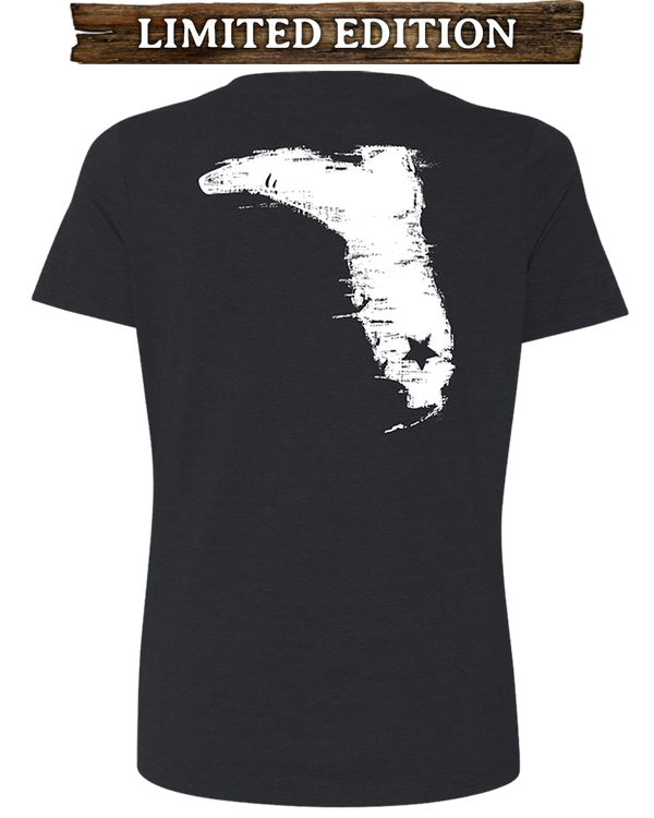 LADIES BOOT V-NECK - HEATHER CHARCOAL