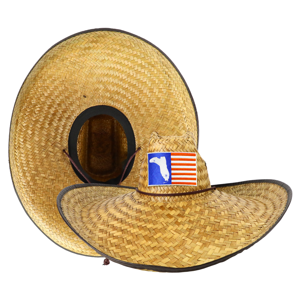 XL STRAW HAT – Florida Cracker Style