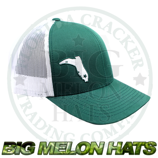 BIG MELON- XL GREEN/WHITE HAT