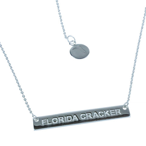 STERLING SILVER COLLECTION - NAME PLATE NECKLACE